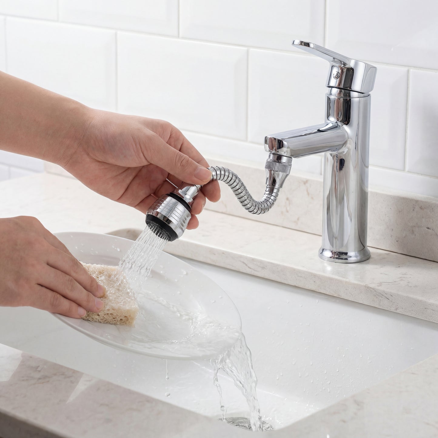 360° Stainless Steel Faucet Extender